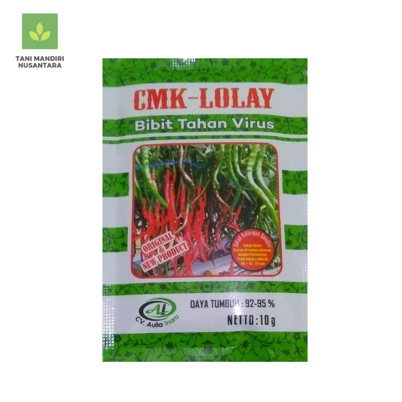 Benih cabe merah keriting CMK LOLAY kemasan baru (10gr)
