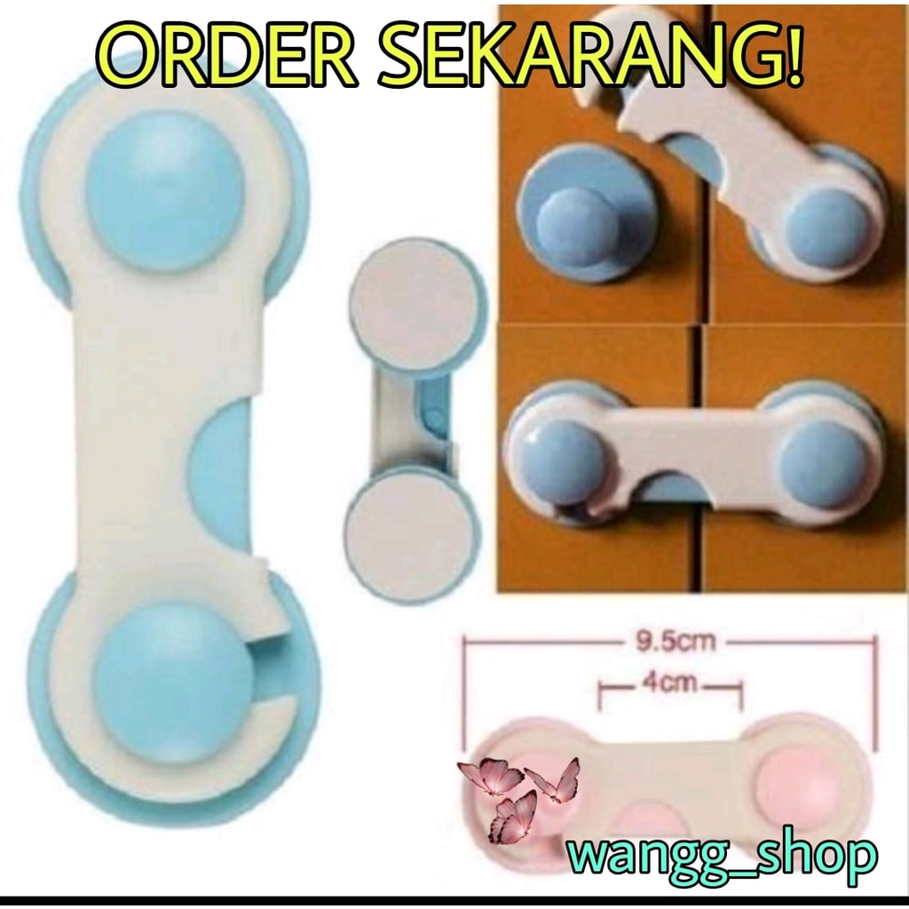 PENGAMAN LEMARI LACI DAN PERABOTAN LAIN DARI ANAK KECIL / BABY SAFETY LOCK / PENGAMAN FURNITURE RUMAH