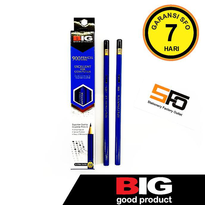 

Hanya Disini] Pensil Big 2B Biru - 900