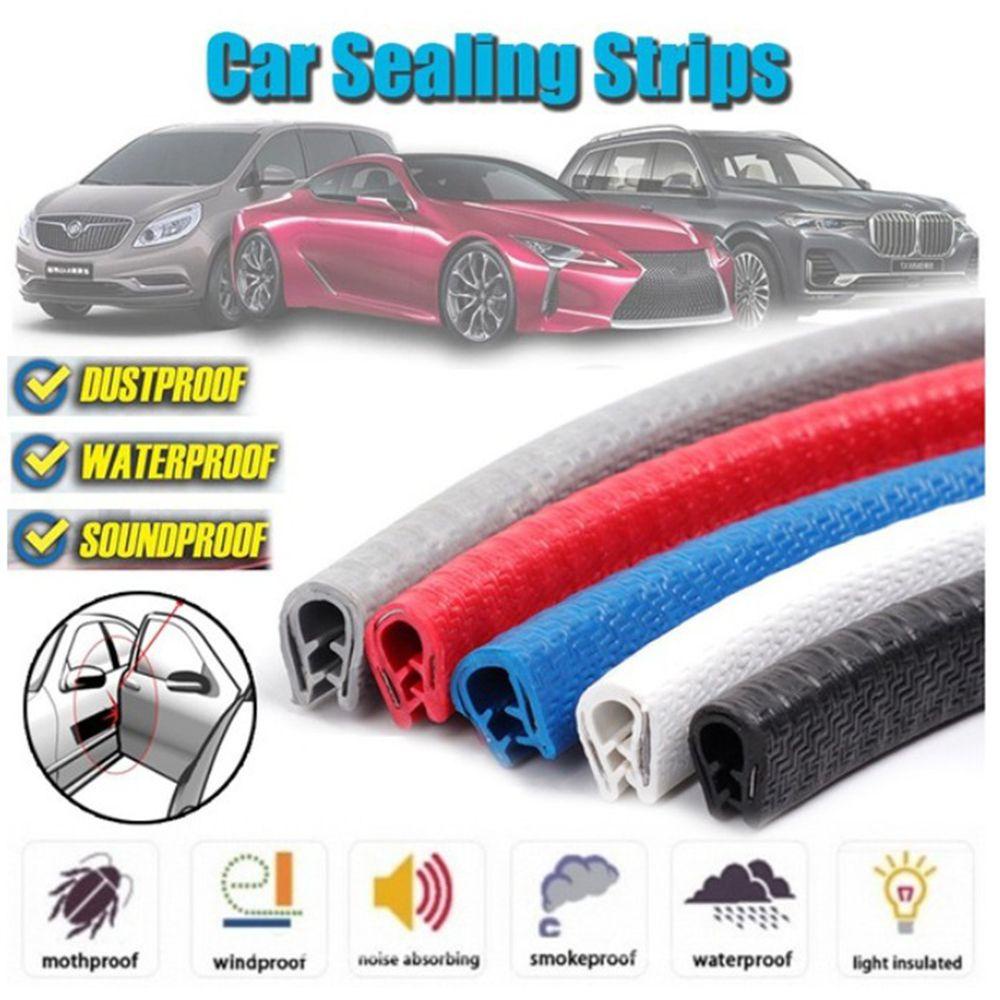 Populer 5m Strip Pintu Mobil Anti Tabrak Door Edge Trim Silence Tube Sealing Strip