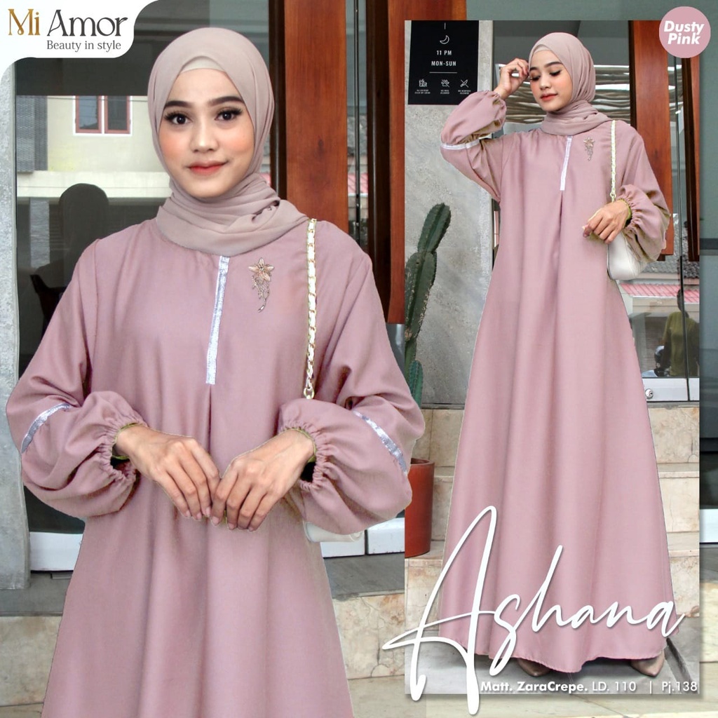 [READY] ASHANA DRESS GAMIS // BY MI AMOR