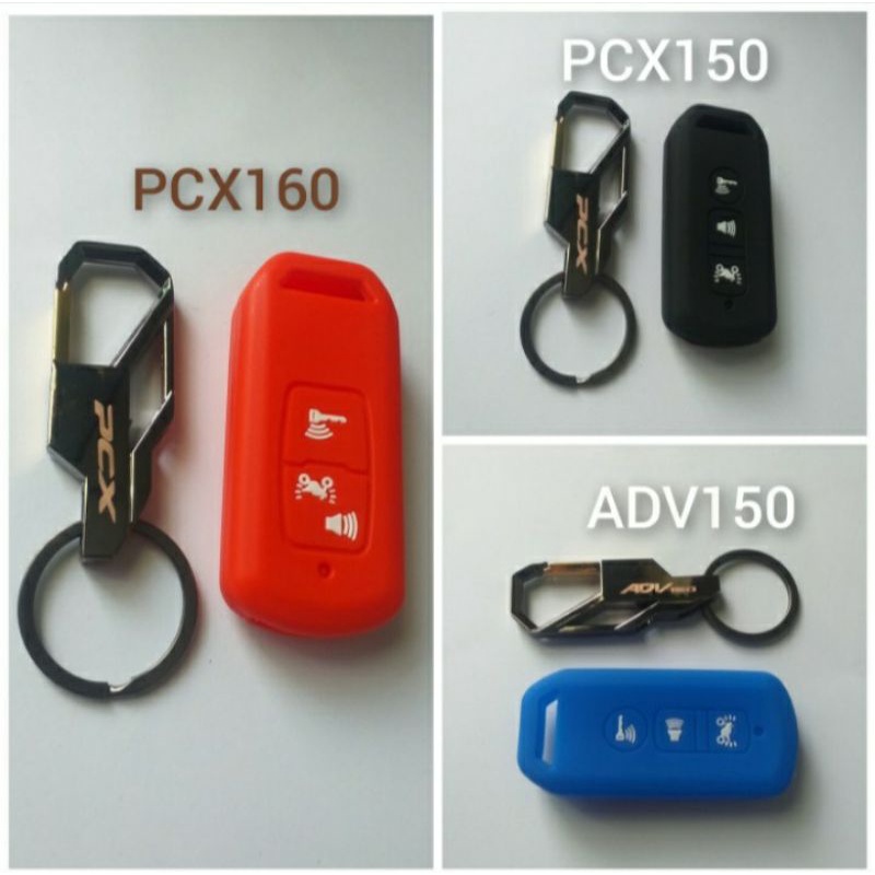 Paket gantungan kunci plus silicon remot Pcx 150 160 Adv 150