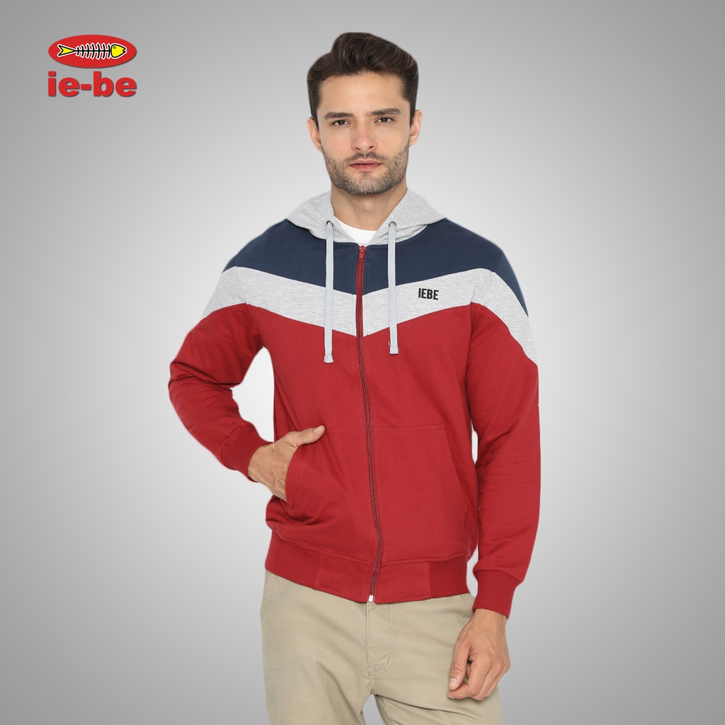 Jaket Hoodie IEBE Lengan Panjang A7AJ8023