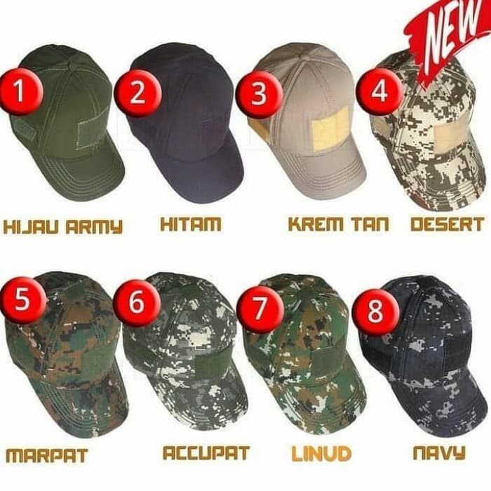 RPM Topi tactical velcro army