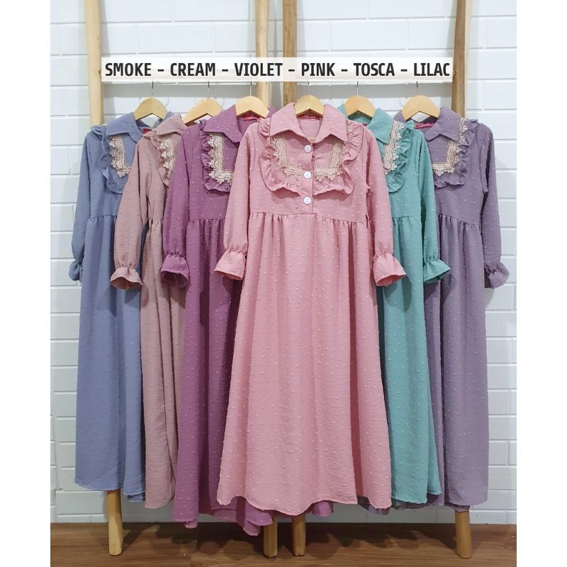 GAMIS RUBIAH IMPORT PREMIUM ANAK NANGGUNG USIA 9-14TH CATHERINE KIDS