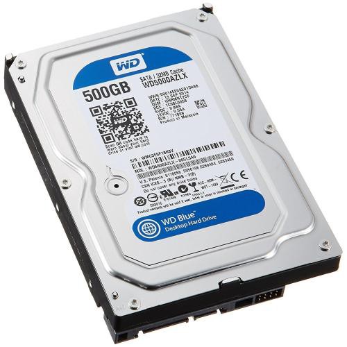 HDD WD 3.5 500GB BLUE RESMI ORIGINAL HARDISK DRIVE