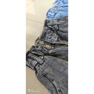 1 KG MUAT 4PCS | DRAKO JEANS HIGWAIST ACID DENIM HITS SELEBGRAM