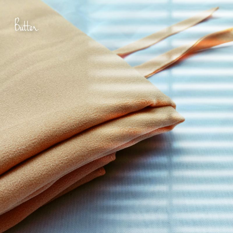 PASHMINA Hijab Diamond Tali (JAHIT TEPI) / Kerudung Pashmina Sabyan Diamond Italiano PART 1-TALI-BUTTER