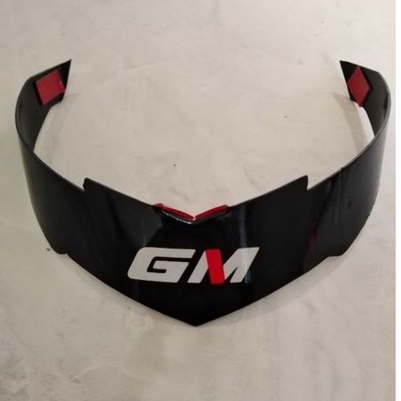 Terbaru Spoiler Helm Gm Race Pro Black