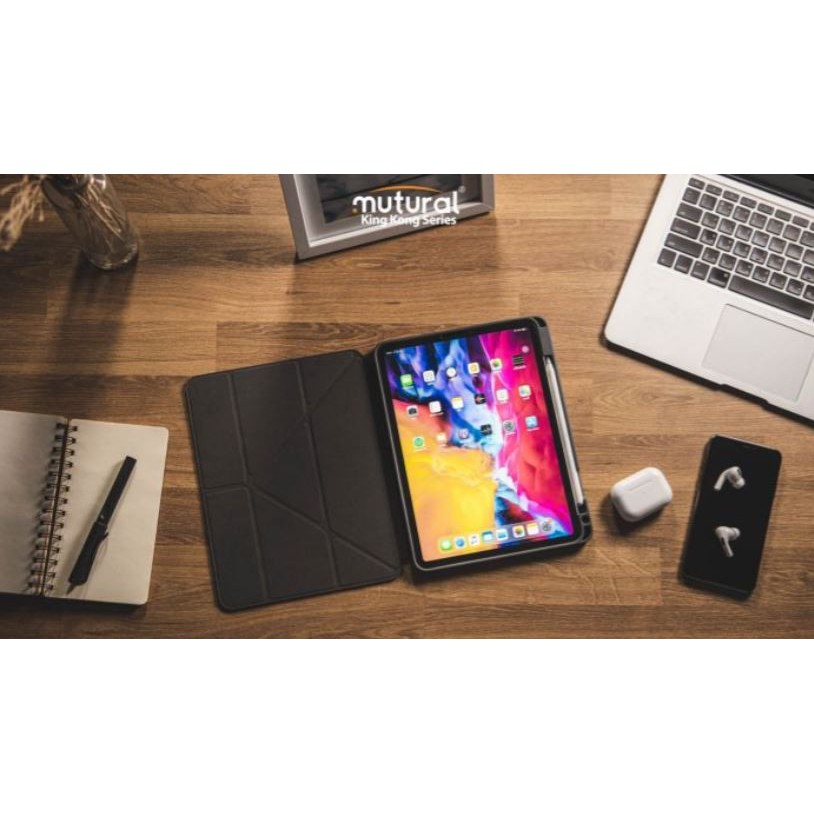 Mutural King Kong Series Smart Folio Case iPad Pro 2018 2020 12.9 inch