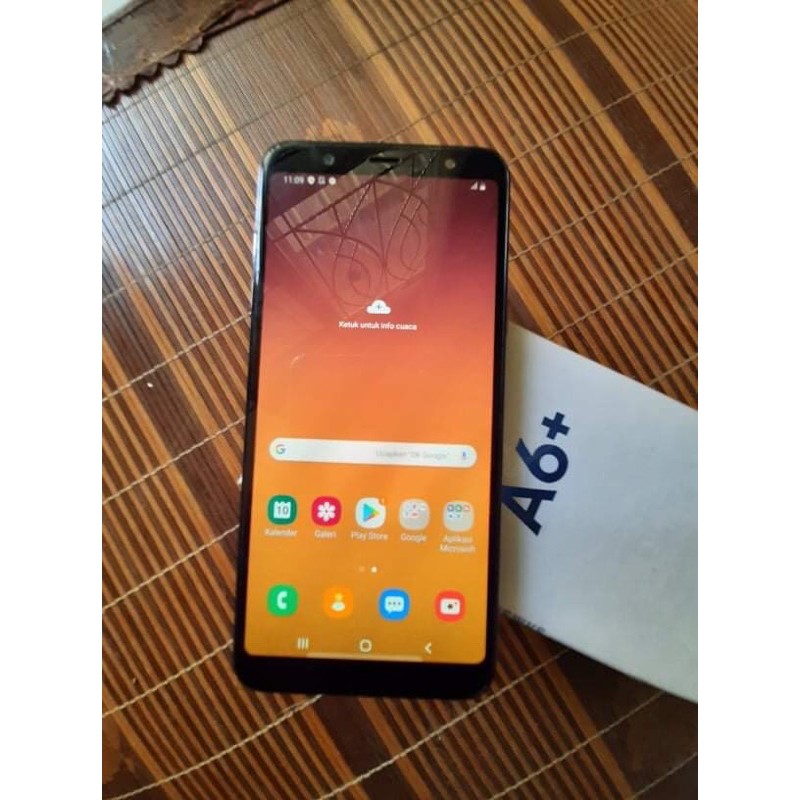 Jual HP Handphone Bekas Samsung A6+ Plus Ram 4/32gb Fullset HP Seken Second Berkualitas