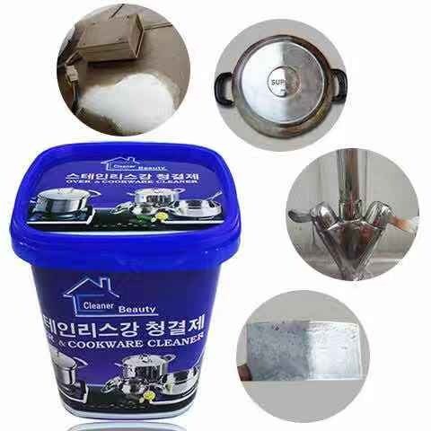 Korean Cleaner Beauty Krim Cream Cookware Pembersih Cookware Kerak Kotoran Stainless Steel Panci Teflon Noda Gosong Krak Wastafel Velg