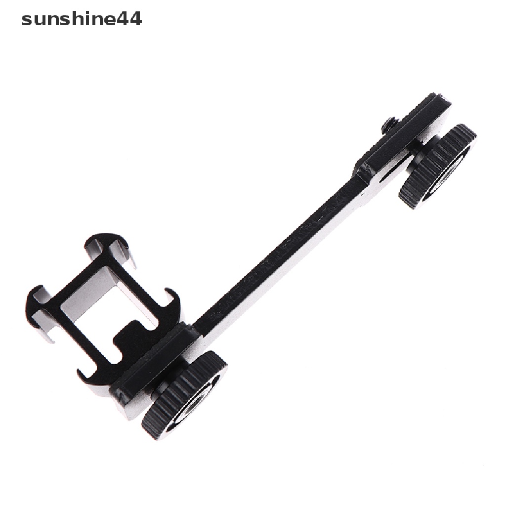 Sunshine 3 In 1 Bracket Adapter Extension Triple Hot Shoe Mount Stand Holder Microphone