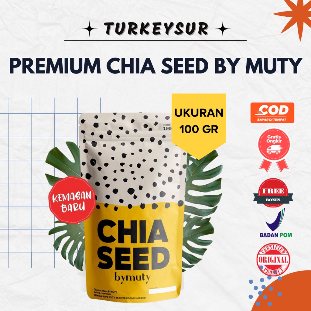 

Premium Chia seed 100 gr [OFFICIAL] Chia Seed Cia Seed Chiaseed Ramcin Ramuan Cinta Promil Untuk Diet By Muty Muti Ramuan Cinta