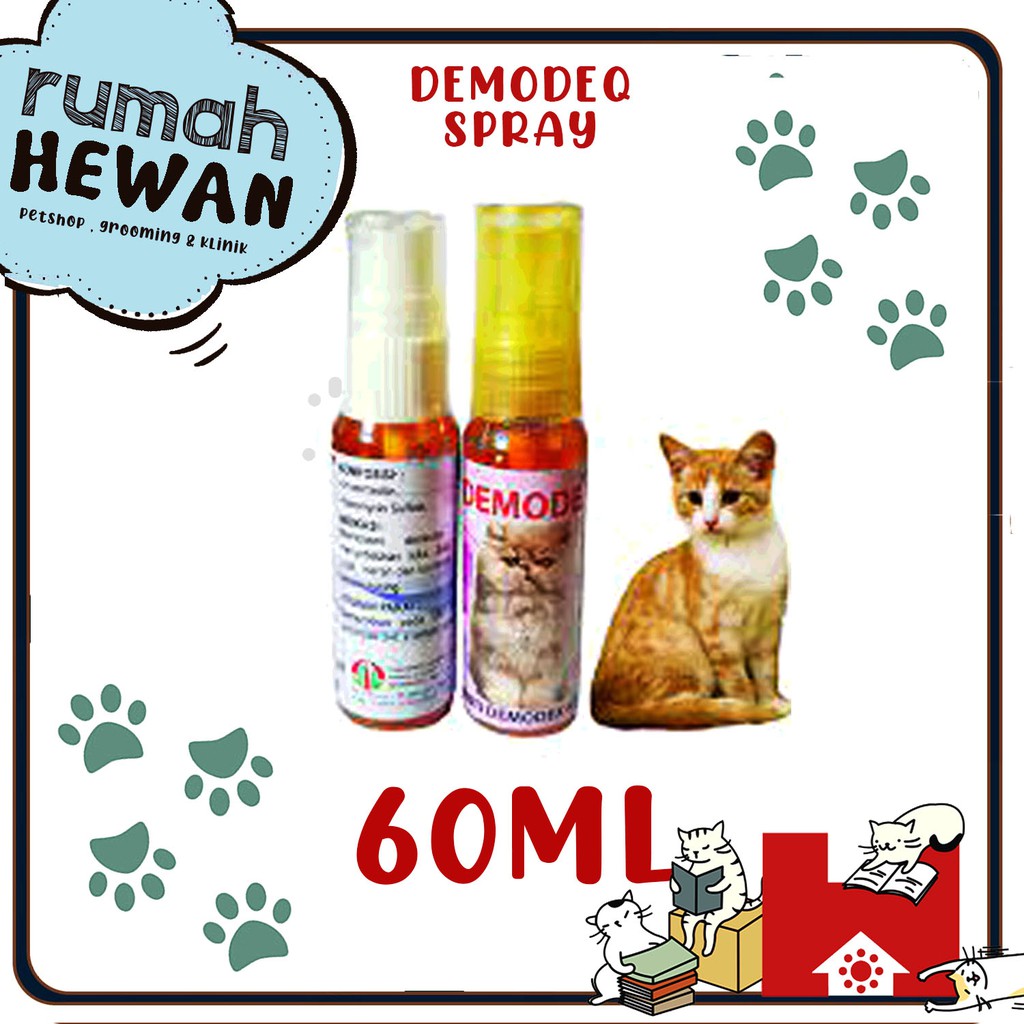 Promo DEMODEQ SPRAY 30ml | Obat Untuk Penyakit Kutu Tungau Mites Caplak DEMODEX Spray 60 ml