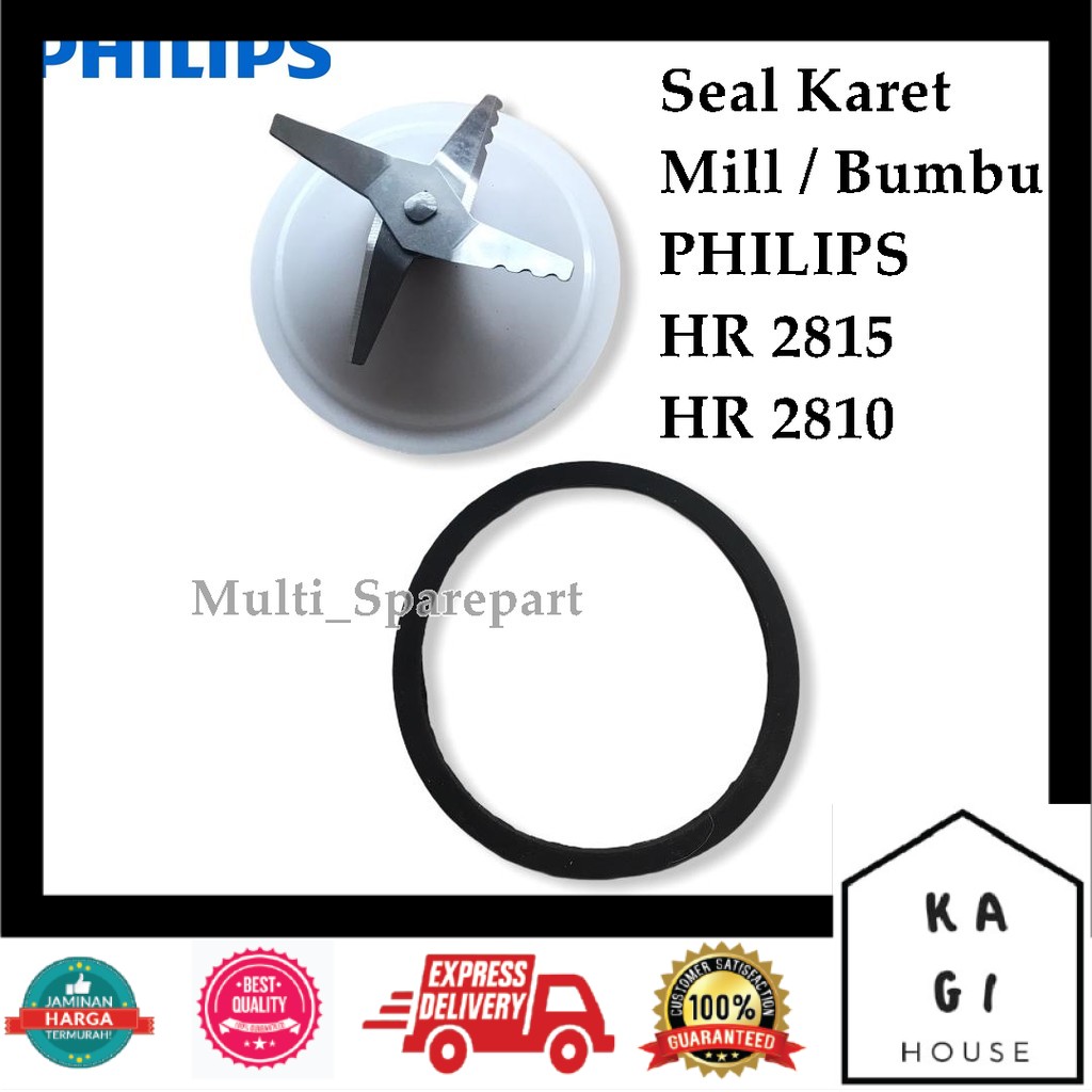 Karet Blender BUMBU Philips HR 2815 - HR 2810 - Seal mill pisau bumbu