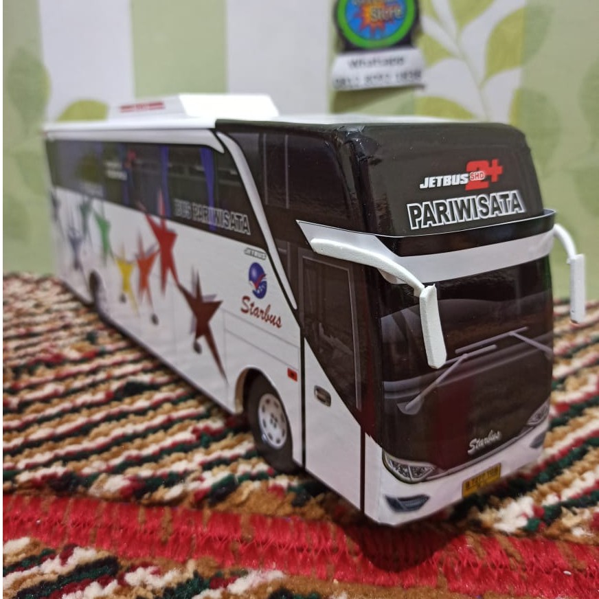 Miniatur Bus bis / mainan bus bis Star bus shd