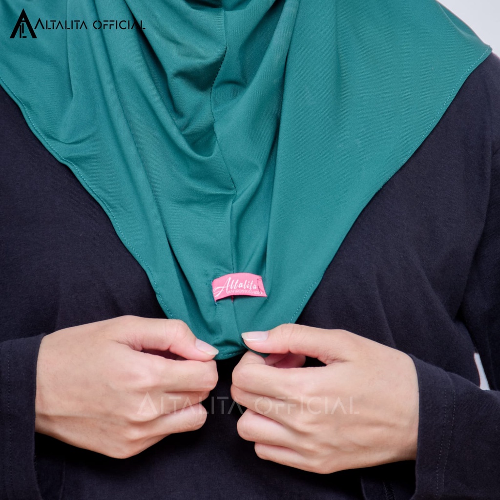 Altalita - Kerudung Instan Hijab Sporty pet Bahan Jersey Premium Cocok Untuk Sekolah Olahraga dan Sehari-Hari