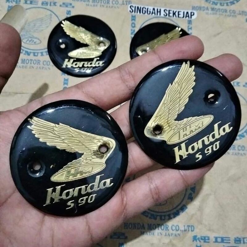 emblem Honda S90 Castrol impor