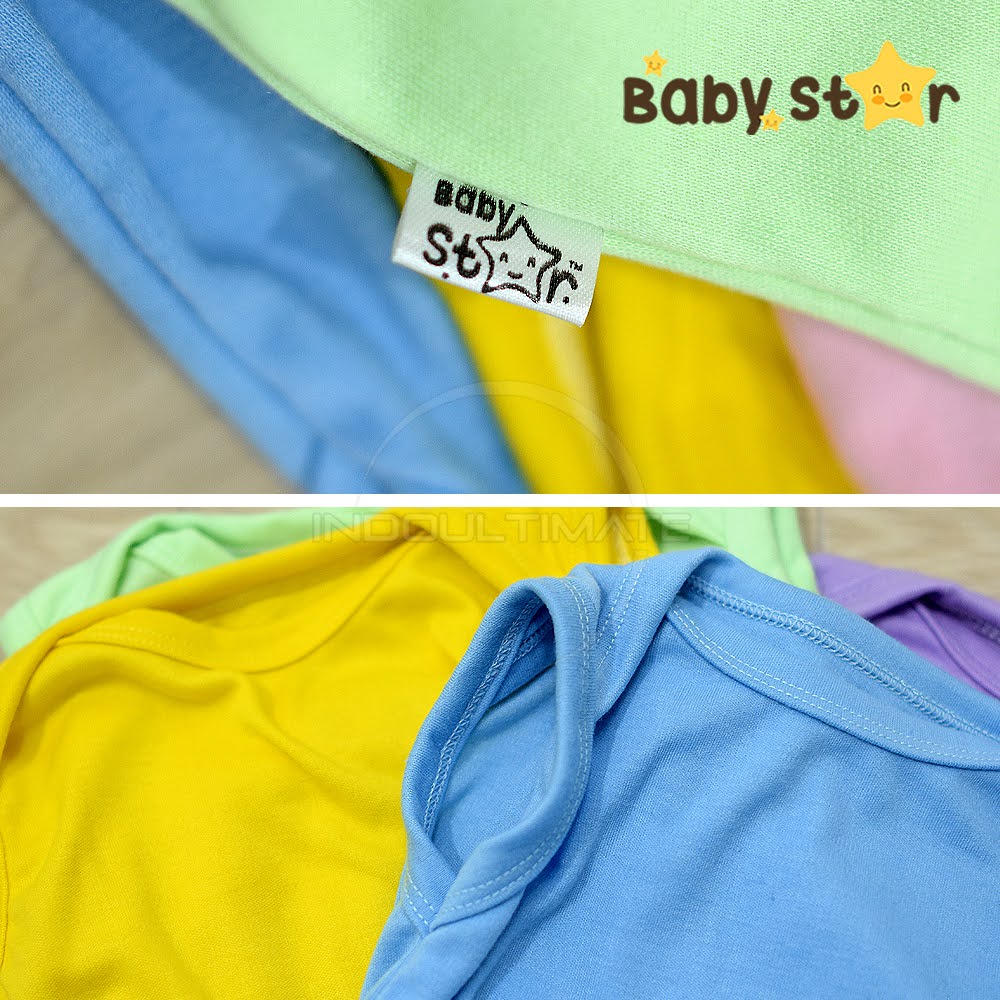 Jumpsuit Bayi Tanpa Lengan Jumper Kutung Bayi BABY STAR BCS-177 Baju Bayi Pakaian Bayi Jumper bayi Jumsuit bayi Baju Tidur Bayi Laki Laki Perempuan Newborn