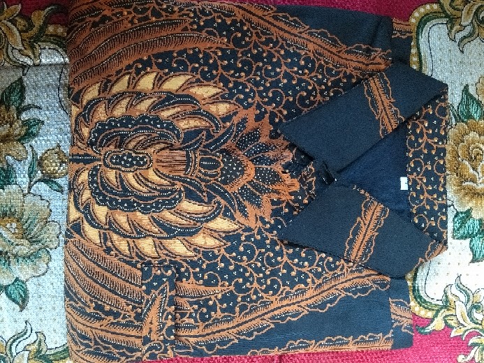 [full Furing] Baju Batik Pria Lengan Panjang Modern Natawijaya M-xxl Berkualitas Batik Solo Kanaya