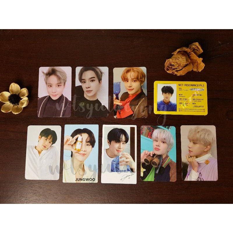 Jungwoo NCT 127 Photocard Arena SG21 1st Player Hehet Arrival Bene Qoo10 Resonance ID Card Nattep St