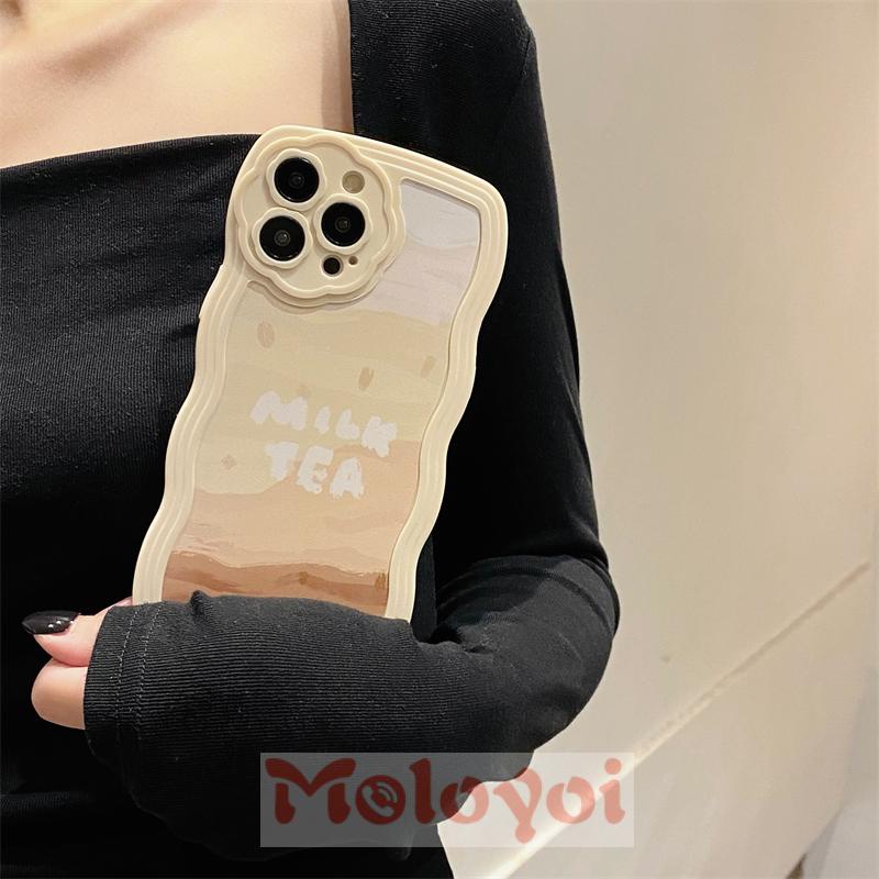 Soft Case Pelindung Lensa Kamera Pola Bunga Gelombang Tahan Banting Untuk IPhone 6 6s Plus 11 12 13 Pro MAX 7plus 8plus XR X XS MAX 7 8 SE 2020