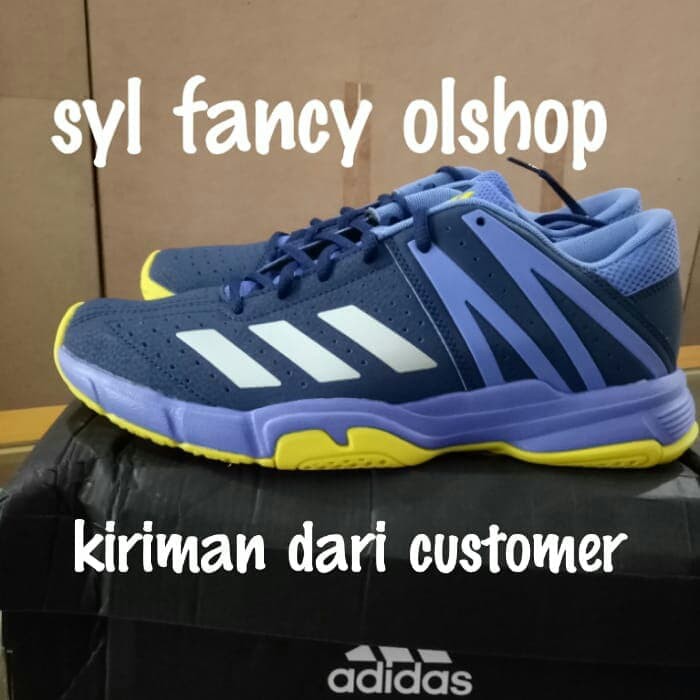 Sepatu Badminton Adidas Navy Dark Blue Wutch P3 Original 100