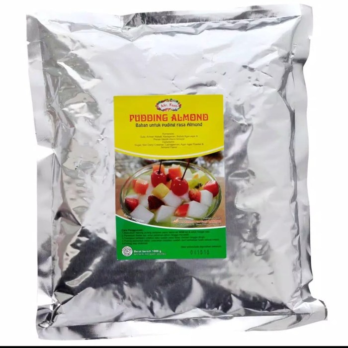 

BISA COD Tepung Pudding Almond Mr. Food 1000 gram