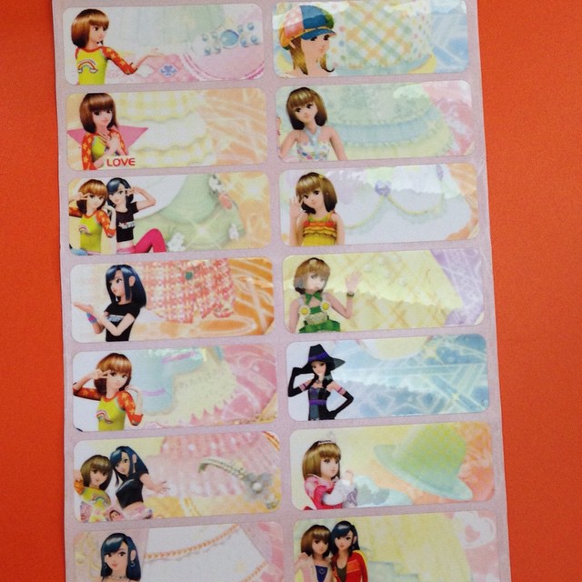 

Stiker Label Nama Name Sticker Love Berry Waterproof Anti Air Anti Sobek
