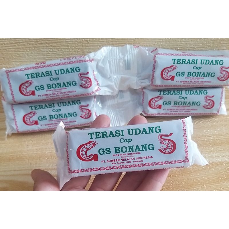 ✔MURAH Terasi Udang Cap GS Bonang 70gr / Terasi Bonang / Terasi Udang