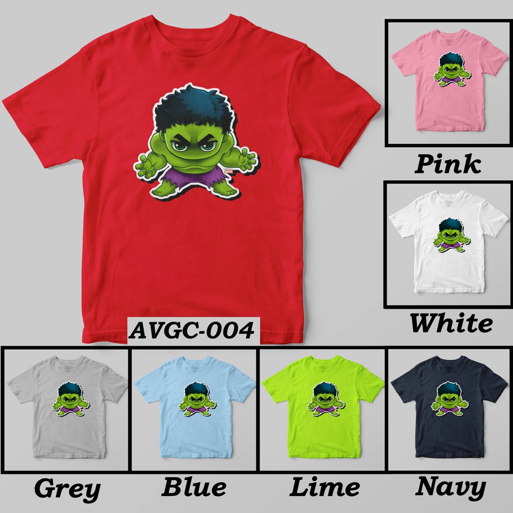 [FREE NAMA!!] Kaos Anak &amp; Family Avengers Chibi 100% COTTON PREMIUM