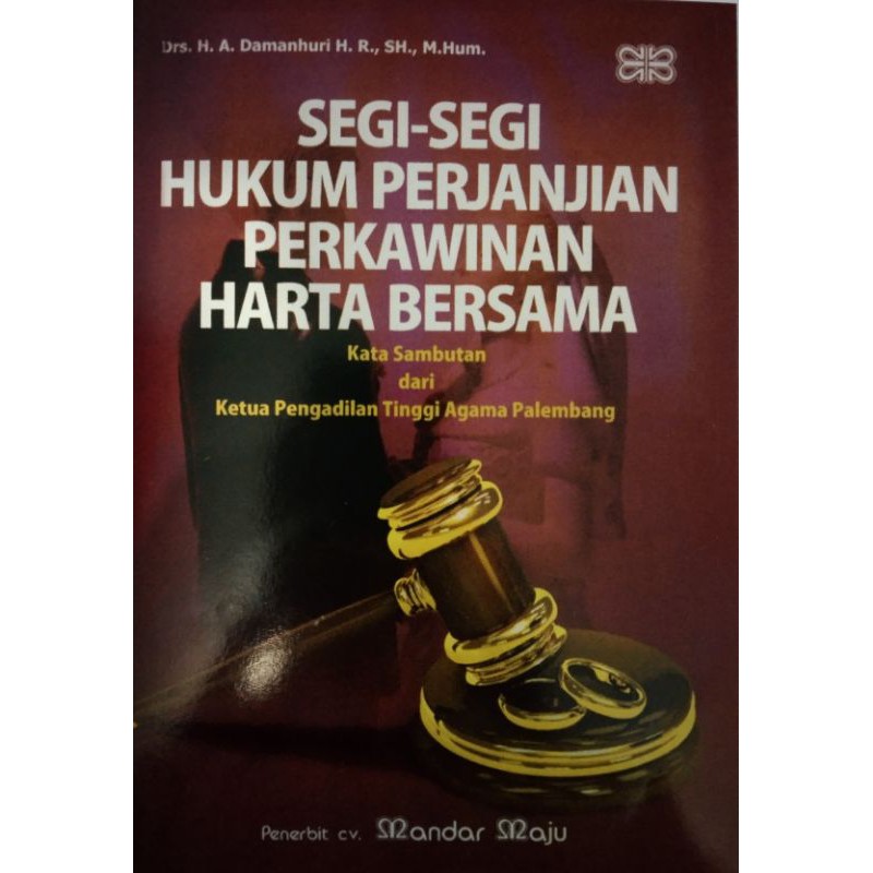 segi-segi Hukum perjanjian perkawinan harta bersama