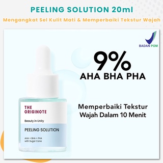 Jual The Originote Peeling Solution 20ml Serum Eksfoliasi Wajah untuk ...