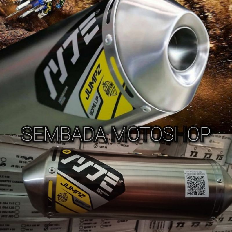 Knalpot norifumi JUMPZ BORE UP CRF 150 L KLX 150 BF DT WR 155 R Jumpz Bore Up Original