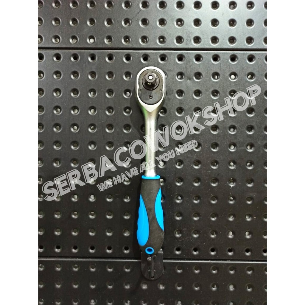 Lippro Gagang Rachet Wrench With Rubber 1/2 Inch Gagang Kunci Sok 1/2&quot; Termurah Berkualitas