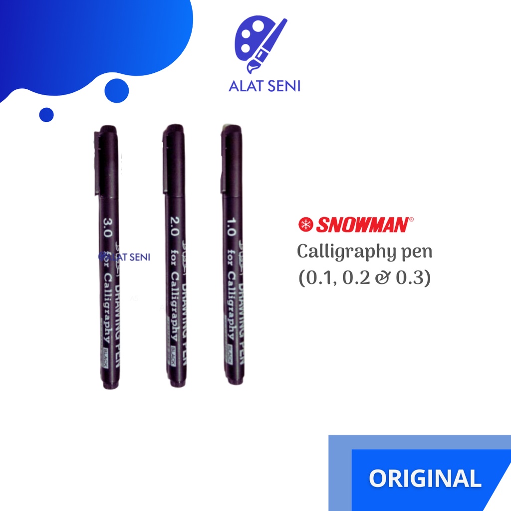 

Pulpen Kaligrafi / Snowman Calligraphy / Snowman Drawing Pen for Calligraphy