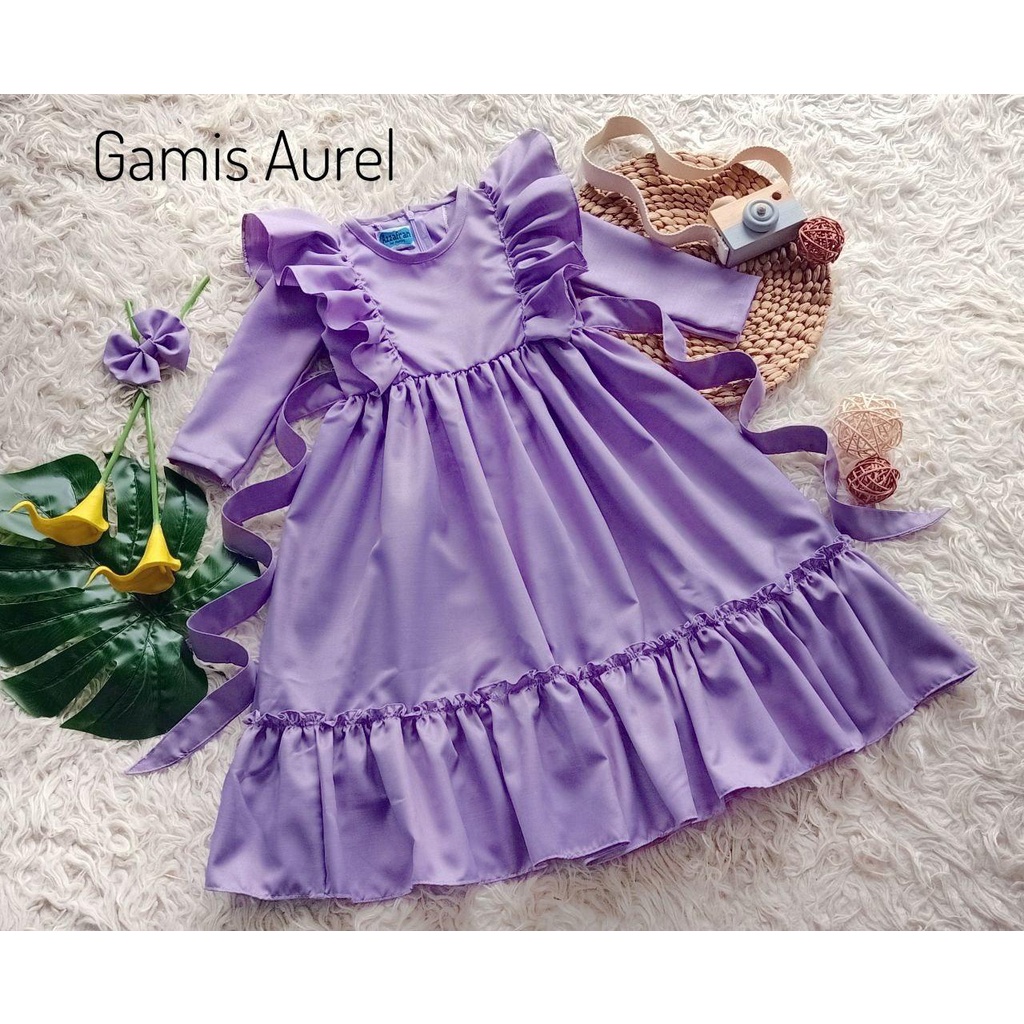 Gamis Aurel/Gamis Anak dan Dewasa/Gamis Muslimah/Gamis Couple/Gamis Murah/Gamis Kekinian/Gamis Terba