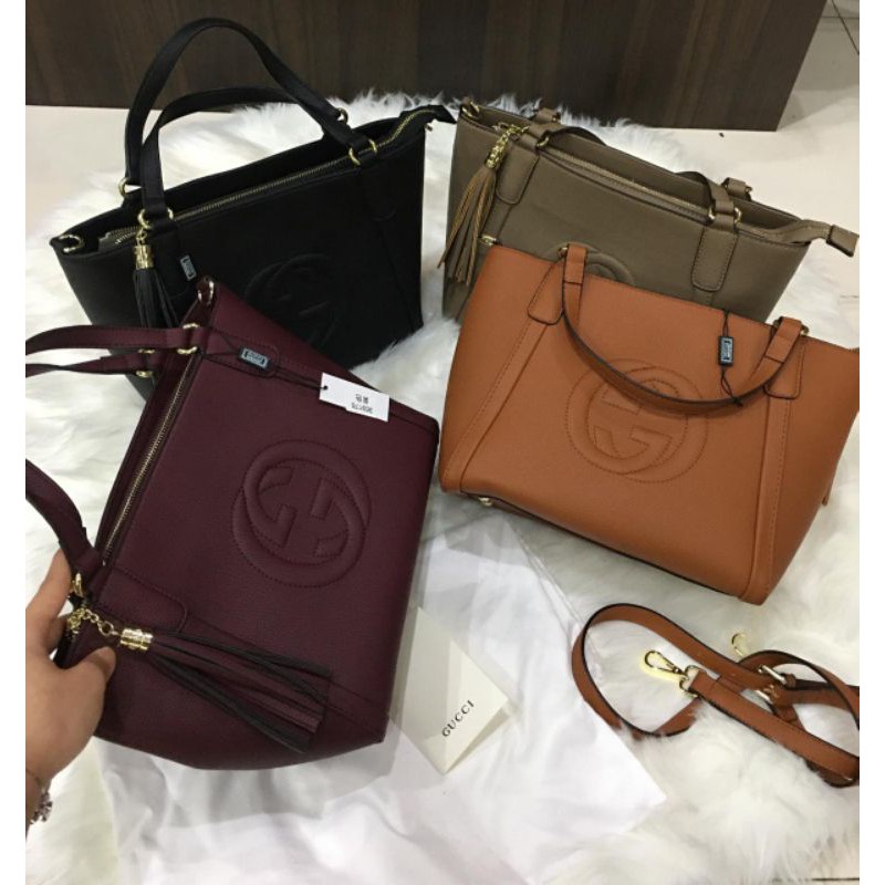 Tas Shoulder Gucci Soho Bag