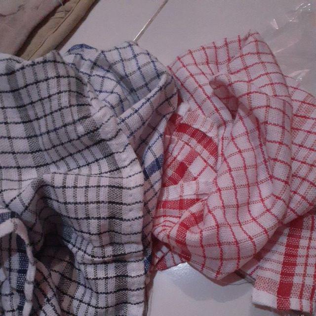 Lap Dapur -lap Makan - Lap Piring Kotak - Serbet Kain - Lap Tangan