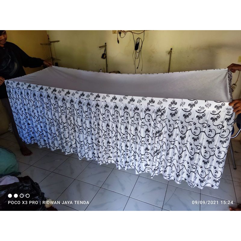 Taplak Meja Prasmanan Kombinasi Batik / Cover Meja Prasmanan / Taplak Meja Kotak