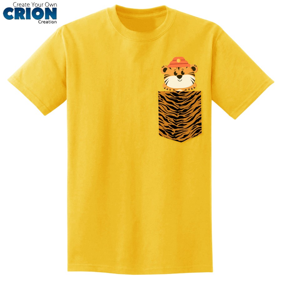 Kaos Imlek 2022 Tahun macan - Cute Tiger dengan kantong asli by crion