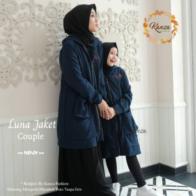 LUNA JAKET BY KANZA FASHION JAKET COUPLE IBU DAN ANAK