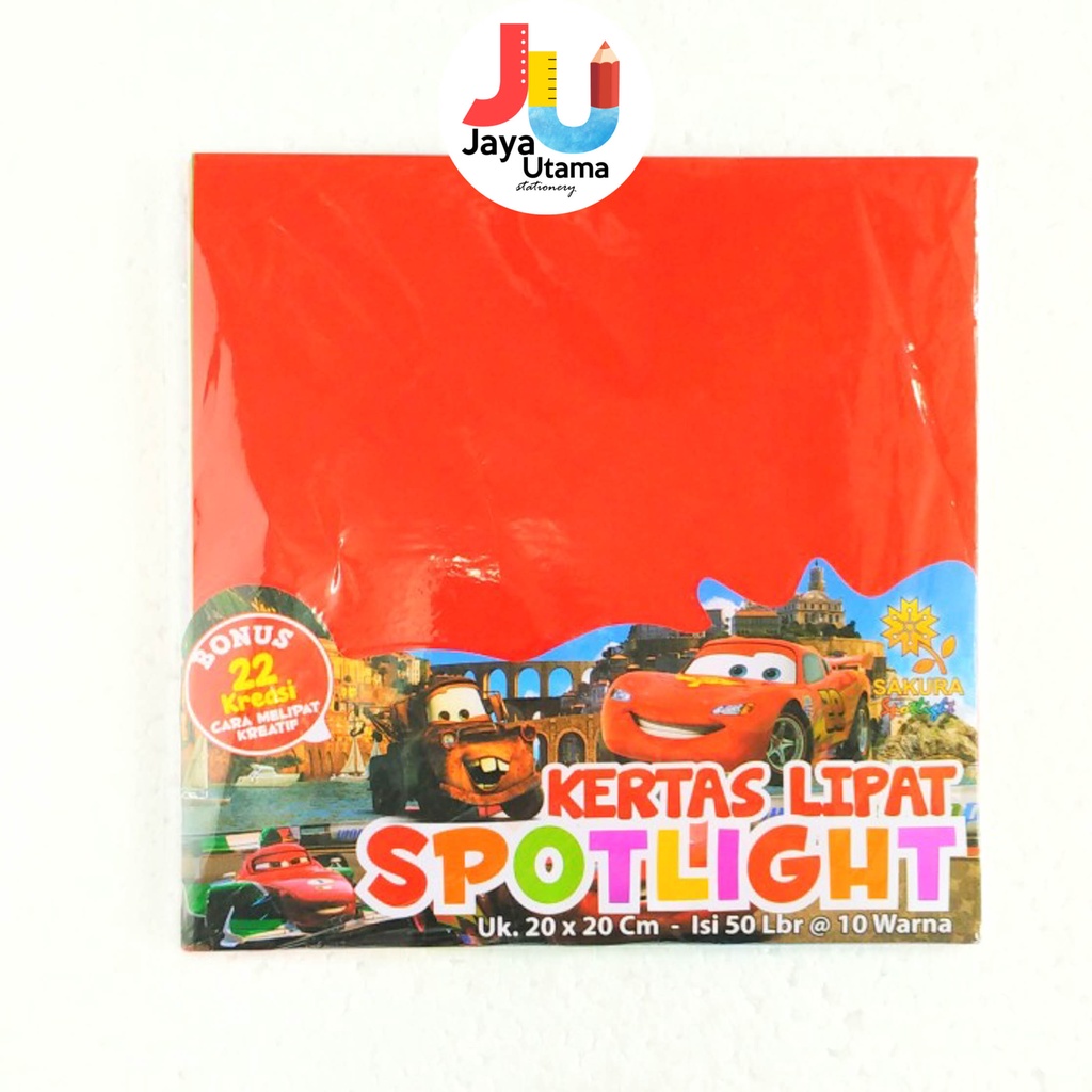 

Kertas Lipat 20 cm x 20 cm Isi 50 Lbr