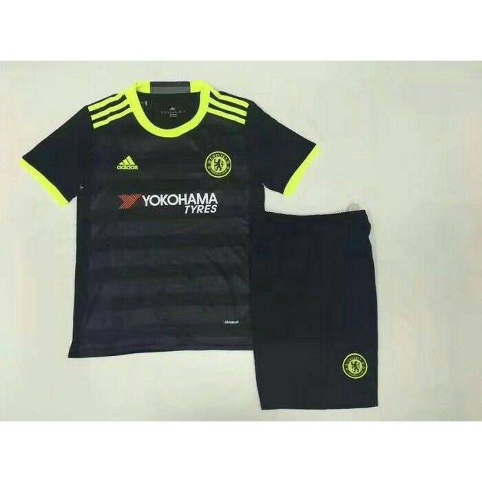 PREMIUM Jersey Baju Bola Chelsea Away Kids Anak Kecil 16 17 Gra Diskon LIMITED