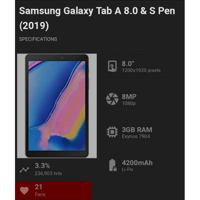 KOREAN Tempered Glass Samsung Tab A 8&quot; 2019 P200 P205 Anti Gores Kaca Samsung Tab A 8.0 inchi 2019