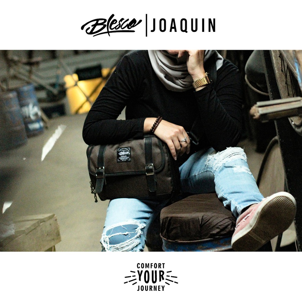 Blesco Joaquin/Tas Messenger/ Tas Vape/ Tas Gadget/ Tas Mekanik/ Selempang/ Tas Hobby/ Art Organizer