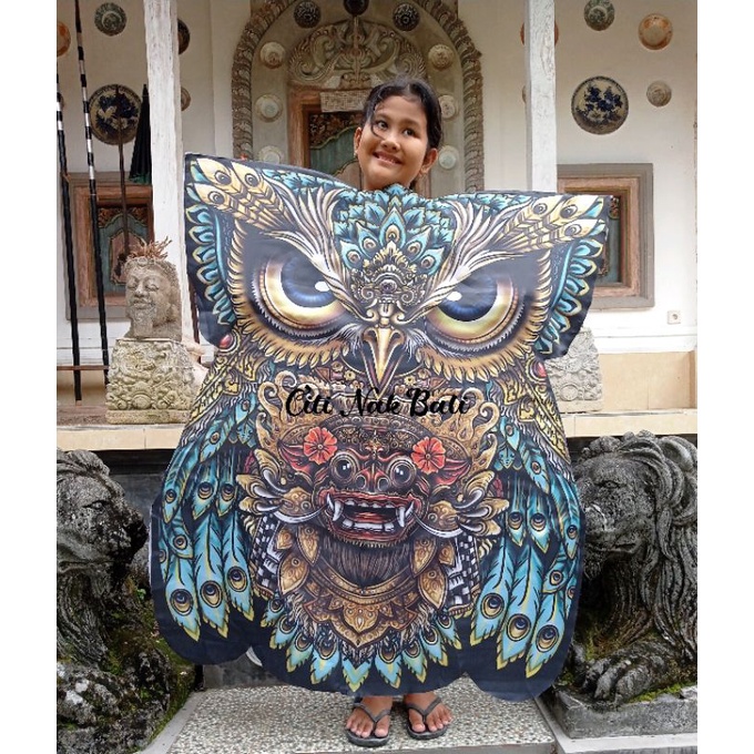 Layangan Celepuk Bali Burung Hantu 1,2meter Print