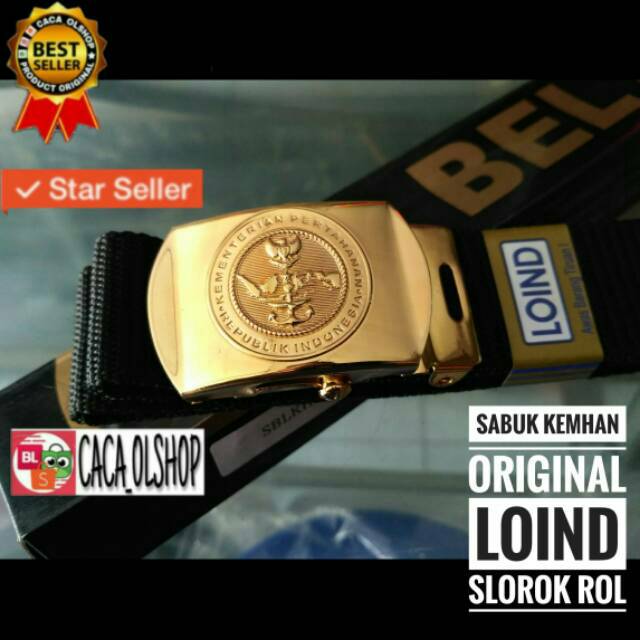 Sabuk Kemhan LOIND Slorok Rol Polos dan Motif