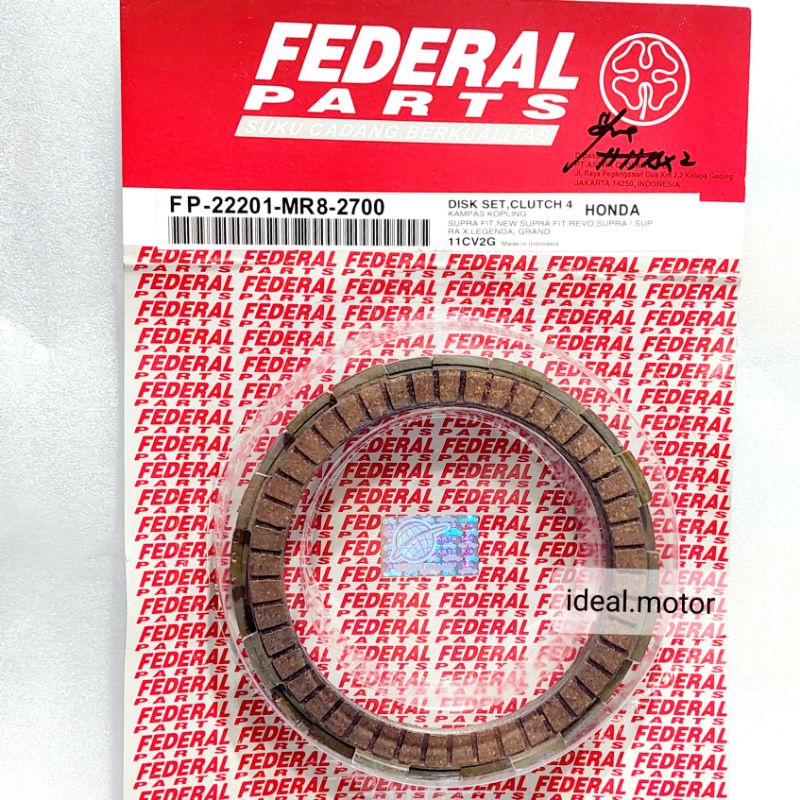 kampas kopling Grand Prima Supra Federal Parts FP 22201 MR8 2700